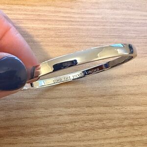 kate spade silver lining idiom bangle
